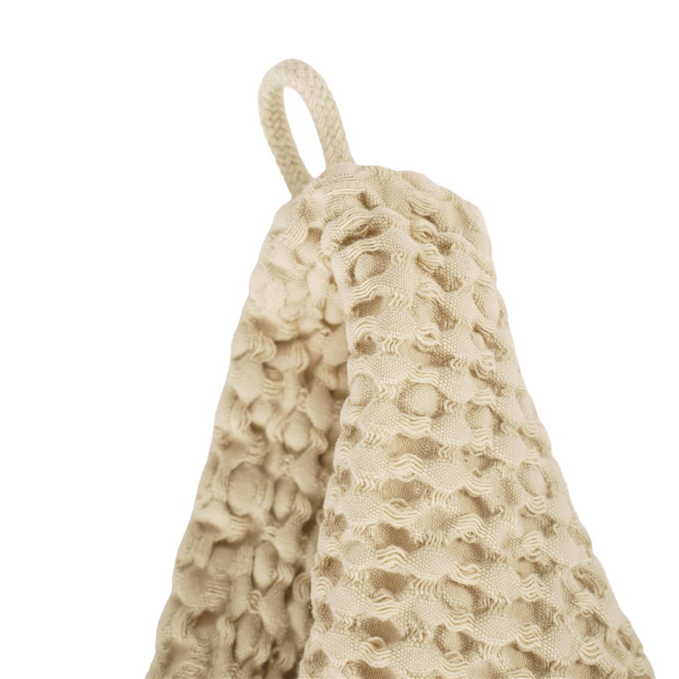 Хлопковое полотенце Honey comb, кремовый цвет, 50x100cm, 350g/m2