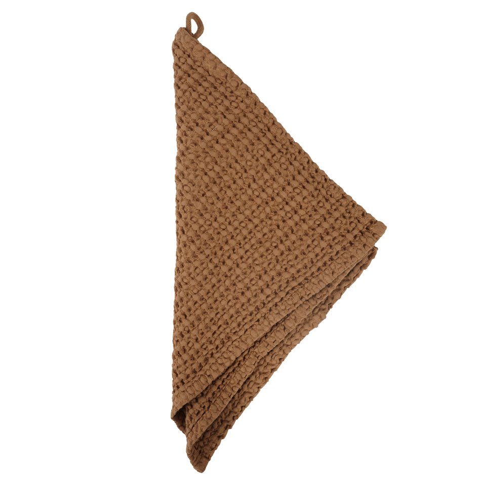 Хлопковое полотенце Honey comb, цвет мокко, 30x50cm, 350g/m2