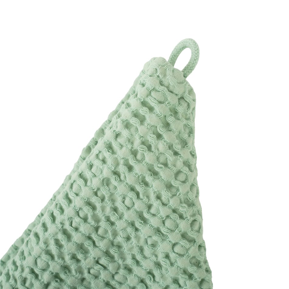 Хлопковое полотенце Honey comb, зеленый, 30x50cm, 350g/m2