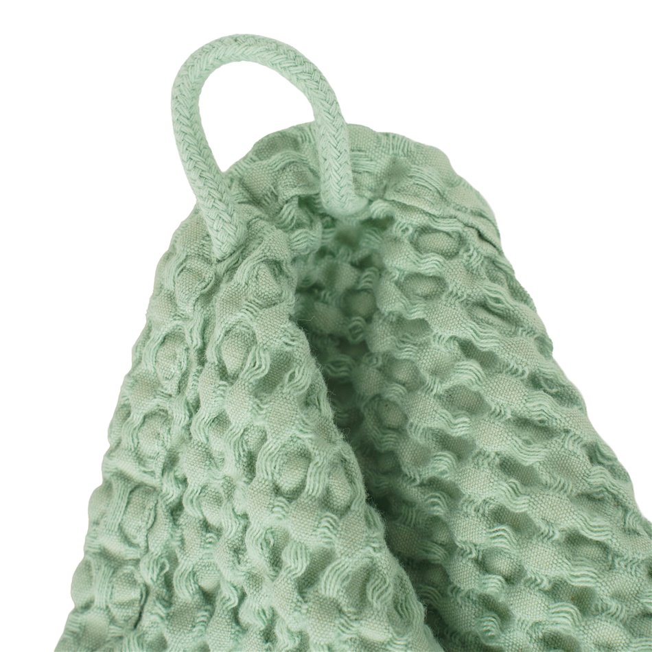 Cotton towel Honey comb, green, 50x100cm, 350g/m2