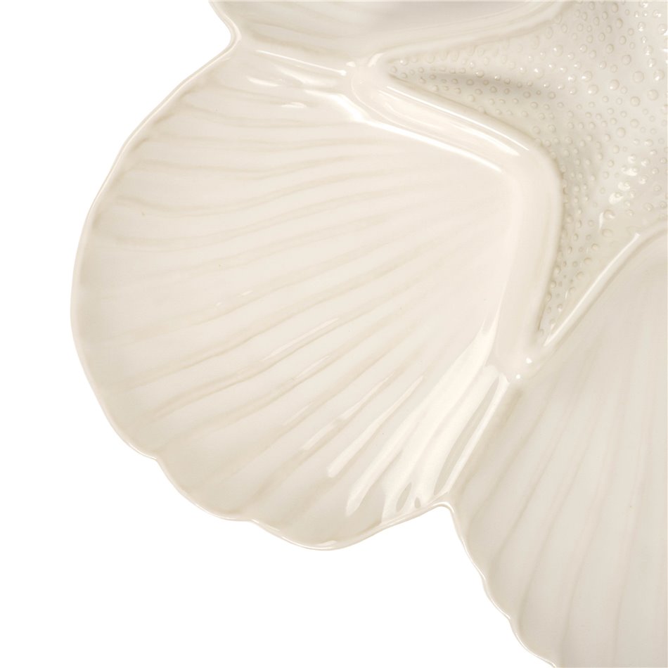 Portselanist serveerimistaldrik, valge, D32.5cm H2cm