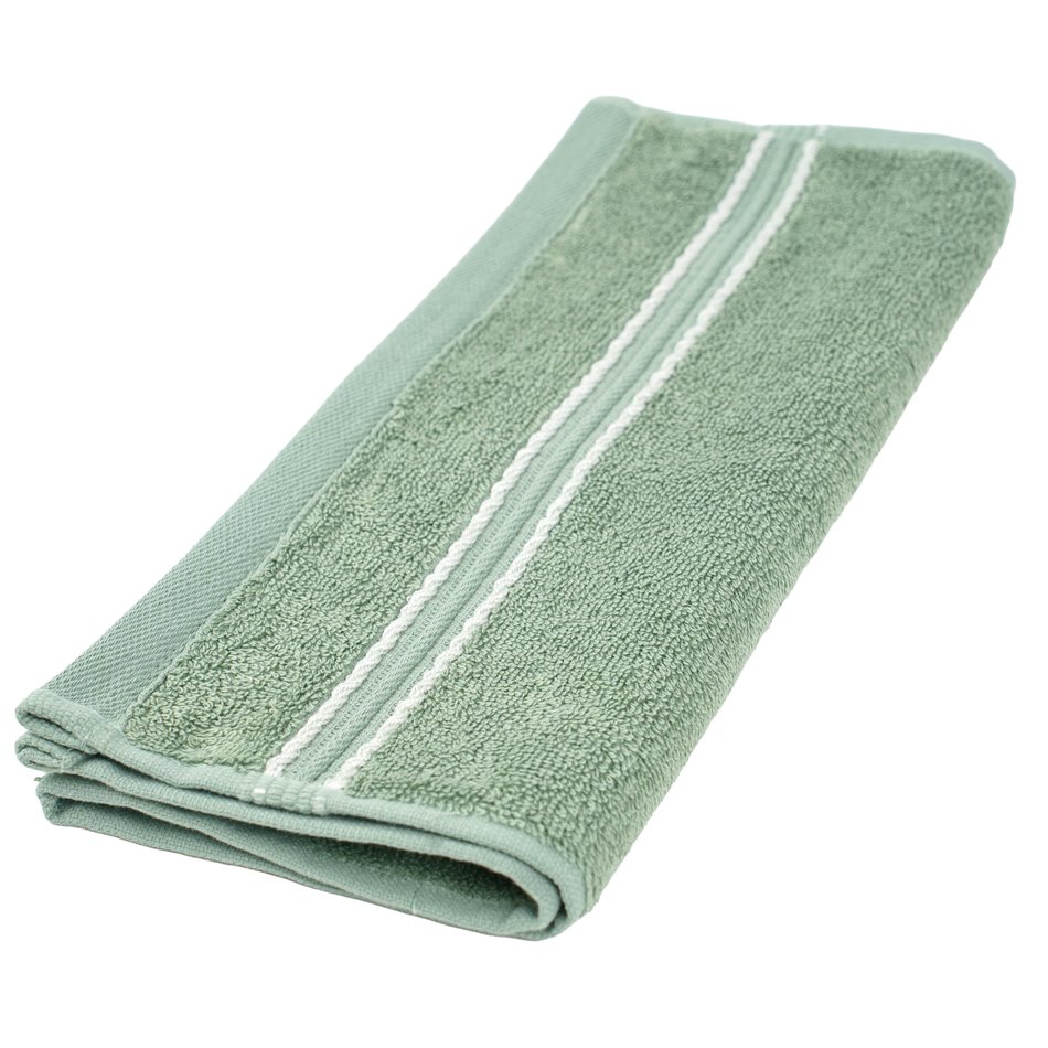 Bamboo towel 30x50, green, 550g/m2