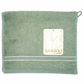 Bamboo towel 30x50, green, 550g/m2