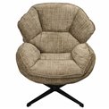 Armchair Veroli, brown, H83x81x77cm