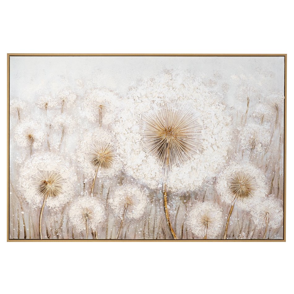 Oil painting Dandelion, 120x80cm
