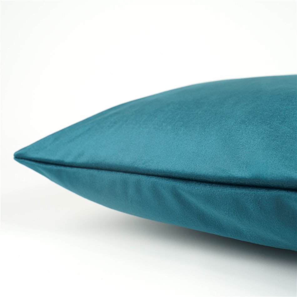 Dekoratiivne padjapüür French velvet 659, tume türkiissinine, samet, 45x45cm