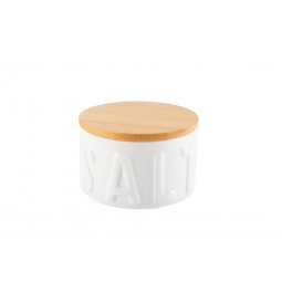 Soolatoos Salt, bambus/keraamika, D8, H5cm