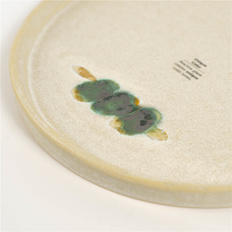 Taldrik Olives, keraamika, D18cm H1.5cm