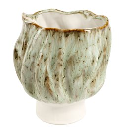 Vaas Green, kivimass, H24x21x21cm