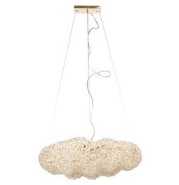 Подвесной светильник Igate L, прозрачный/золотой цвет, H200x80x40cm, E14x10 40W(MAX)