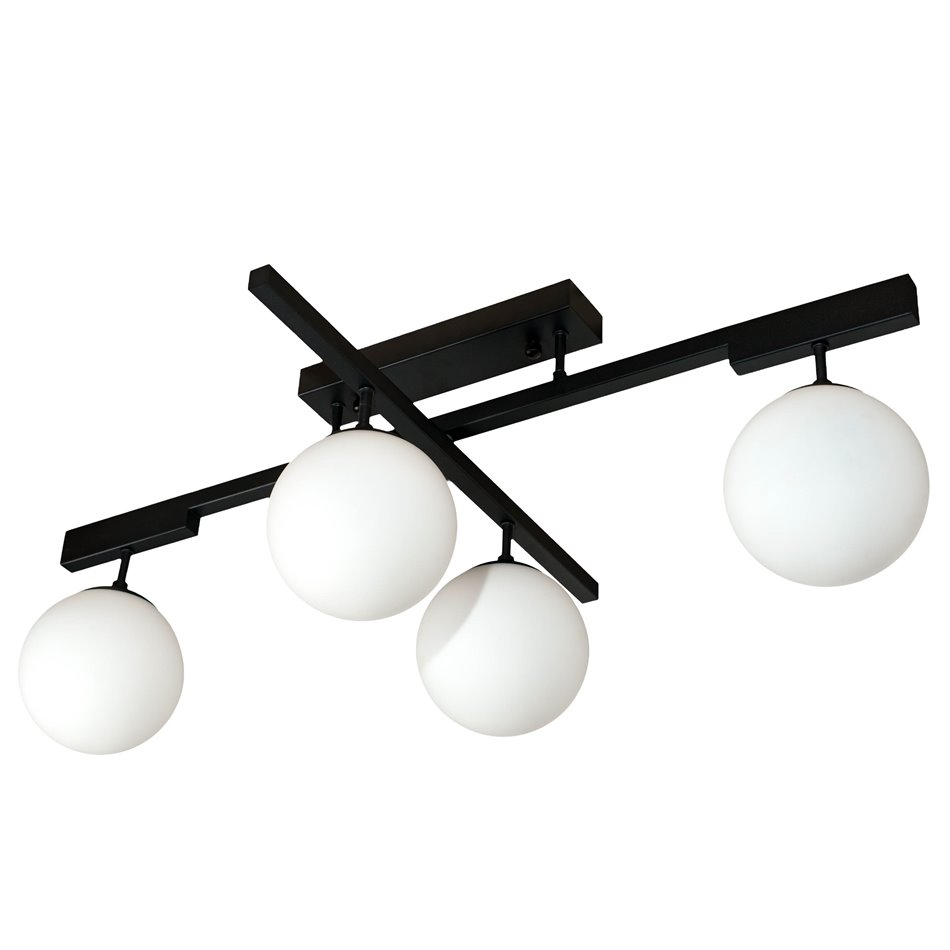 Rippvalgusti Ince, must/valge, H32x84x53cm, G9x4 15W(MAX)
