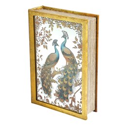 Коробка-книжка Peacock M, 30x21x7cm