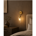 Настенный светильник Bella cognac, D11xH33cm, E27x1, 20W(MAX)