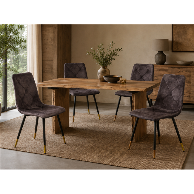 Söögitool Adore 28, tumehall-pruun, H84.5x54.5x45cm, istme kõrgus 45cm