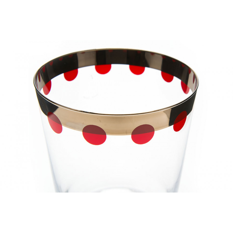 Juice glass Patrik ring, 445 ml, H11x8.5cm