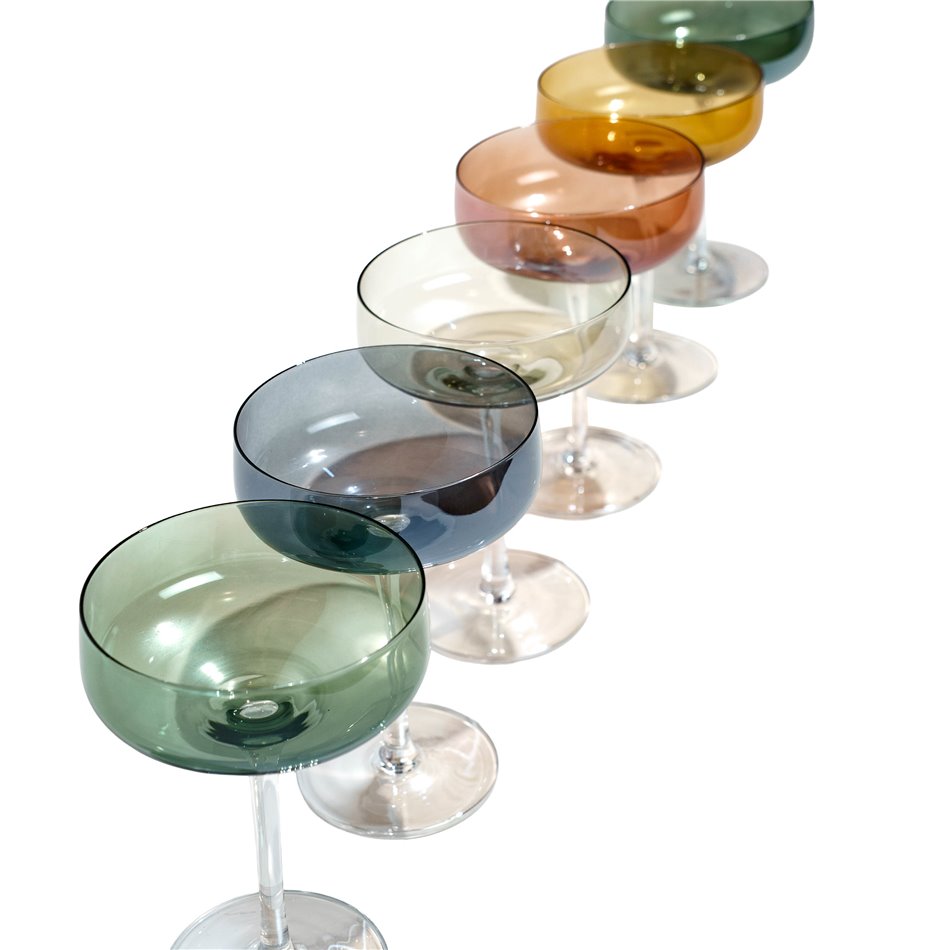 Šampanjaklaaside komplekt Lucia, 6 tk., 250ml, H16cm, D10.5cm