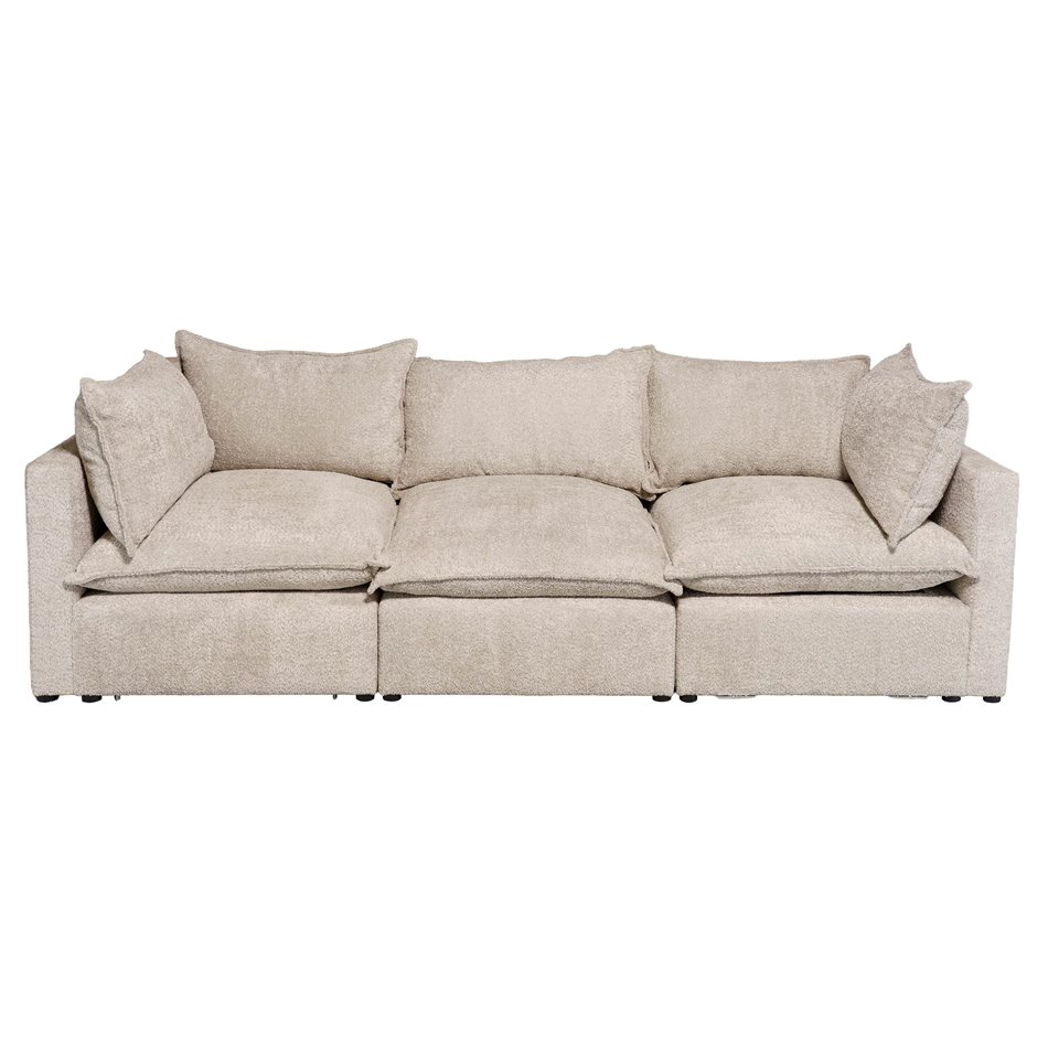 Diivan Quelle Modul, Abriamo 02, helehallikaspruun, H80x260x90cm