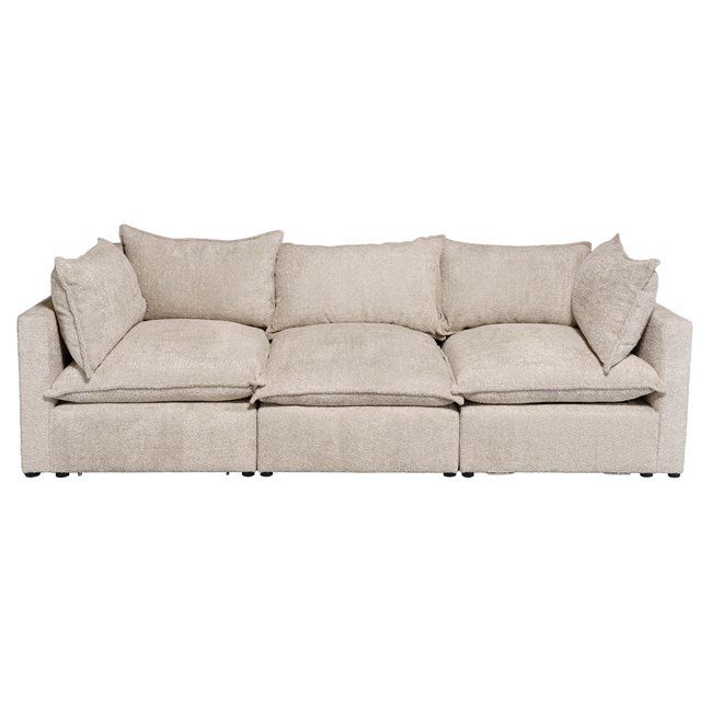 Diivan Quelle Modul, Abriamo 02, helehallikaspruun, H80x260x90cm
