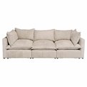 Diivan Quelle Modul, Abriamo 02, helehallikaspruun, H80x260x90cm