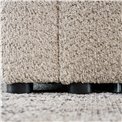 Diivan Quelle Modul, Abriamo 02, helehallikaspruun, H80x260x90cm