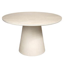 Dining table Tilly Art, sintered stone/MDF, D120cm H76cm
