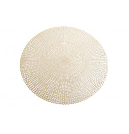 Салфетка под приборы Aila, золотой, D-41см