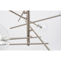 Pendant lamp Raja, G9 6x40W, H90-120cm, Ø-75cm