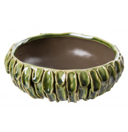 Decorative bowl Gelora, H6cm D20.5cm