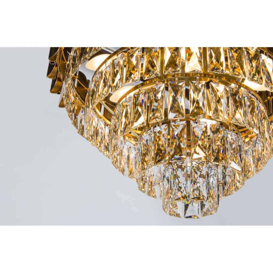 Chandelier Yesos, E14 16x40W, H42-100cm D60cm