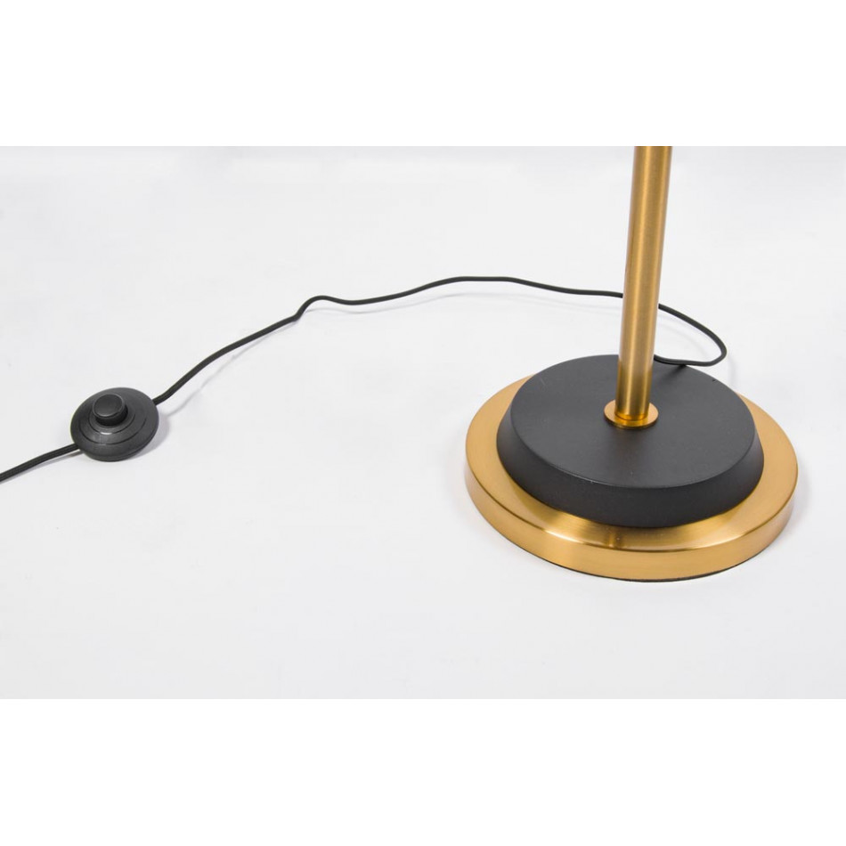 Floor lamp Skifer, black/bronze colour, E27 60W, H150x40cm
