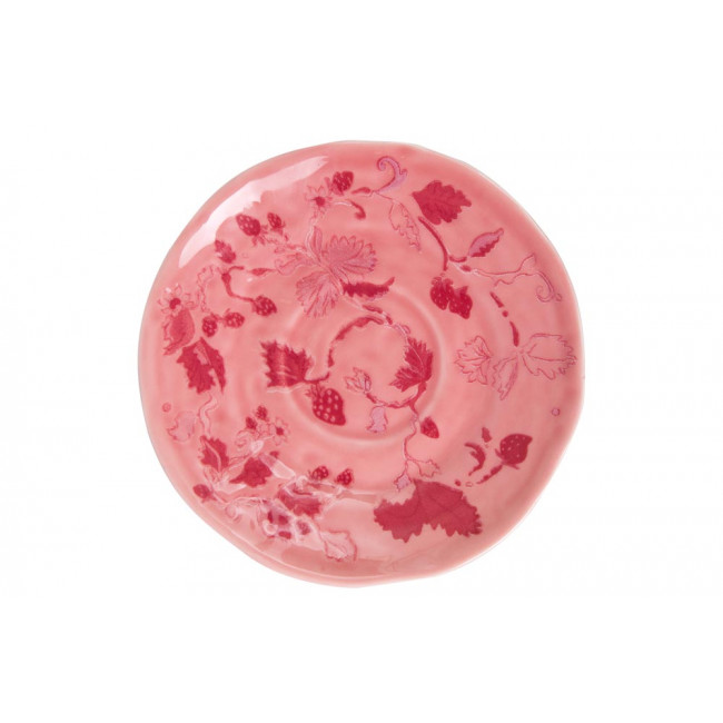 Чашка чая с блюдцем Strawberry, H12,5см, D10см, D16см