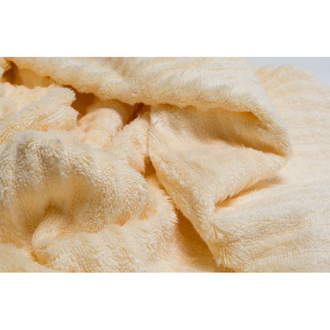 Bamboo towel Stripe, 70x140cm, cream colour, 550g/m2