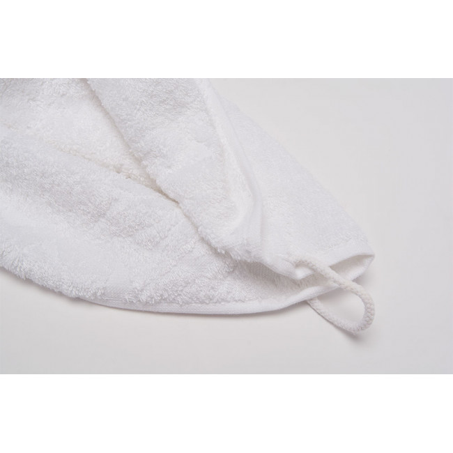 Bamboo towel Bamboo leaves, 70x140cm, white colour, 550g/m2