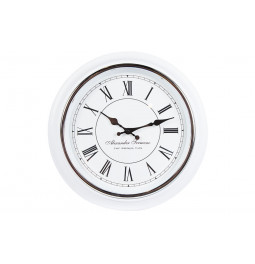 Wall clock Yella, white colour, D40cm
