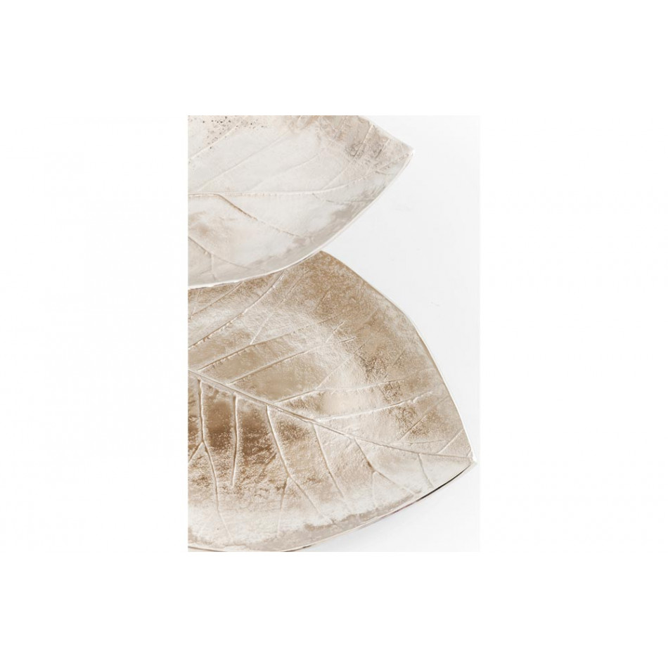 Candy dish Leaf Silver, 46x32x45cm