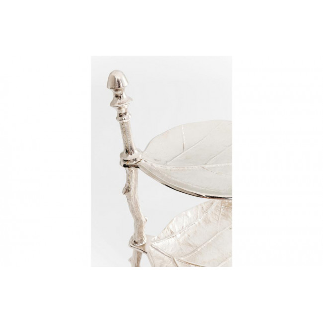 Candy dish Leaf Silver, 46x32x45cm