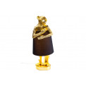 Laualamp Animal Monkey Gold, E14 5W, 56x23x23cm