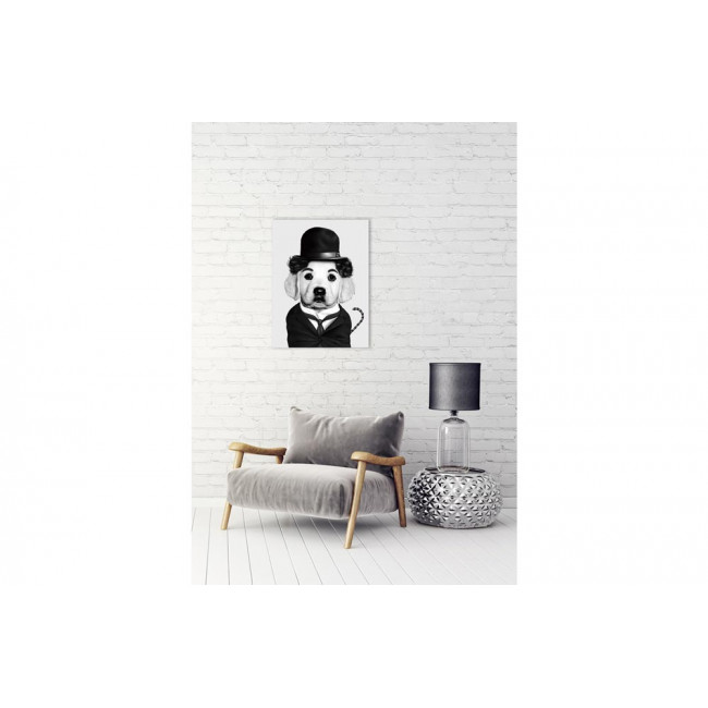 Picture Charlie Chaplin Dog, 60x80cm