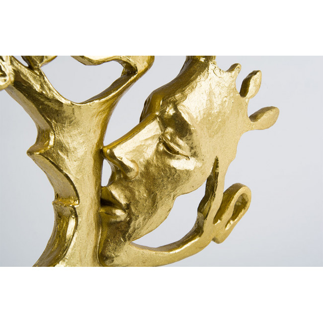 Decor Couple, gold colour, 22x8x33cm