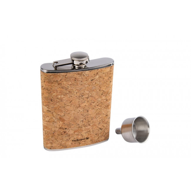 Фляга Cork с воронкой, H13.5x9.5x2cm