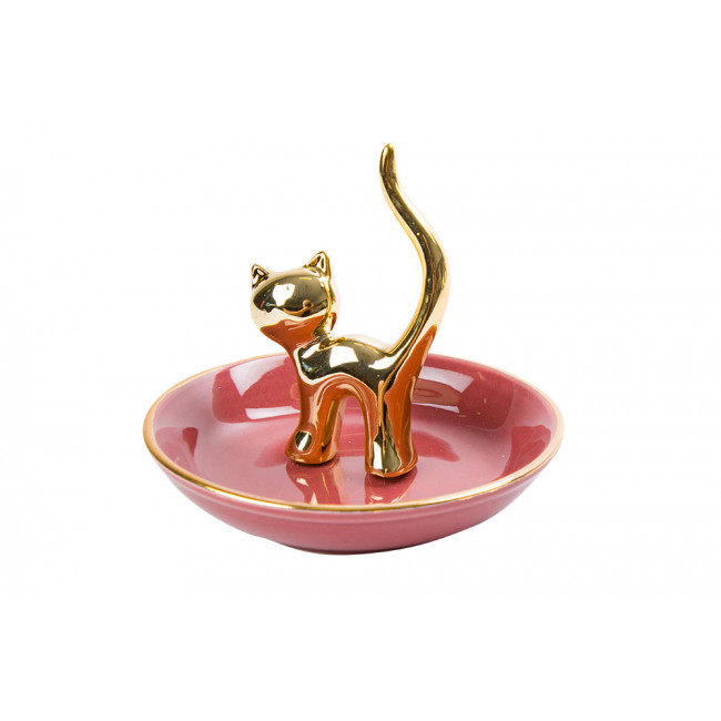 Sõrmuste hoidja  Gatto, portselan H9.5xD10.5cm