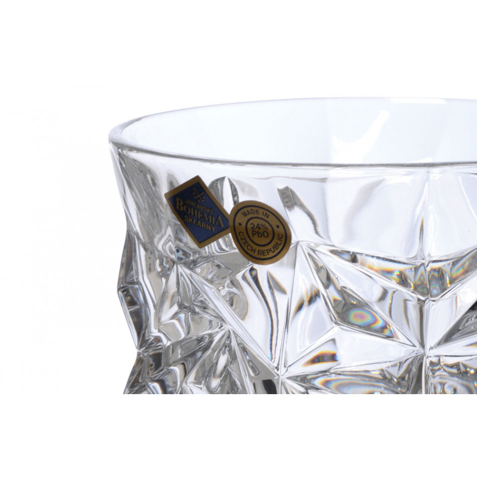 Crystal Tumbler glass Glacier, 350 ml, H-9cm, Ø-9.5cm