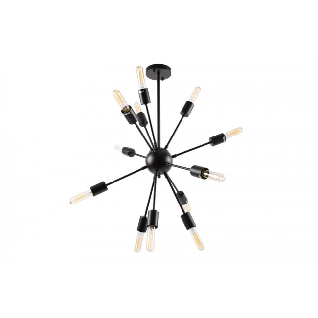 Pendant lamp Rita New, E27 12x60W, H75-125cm, Ø-55cm