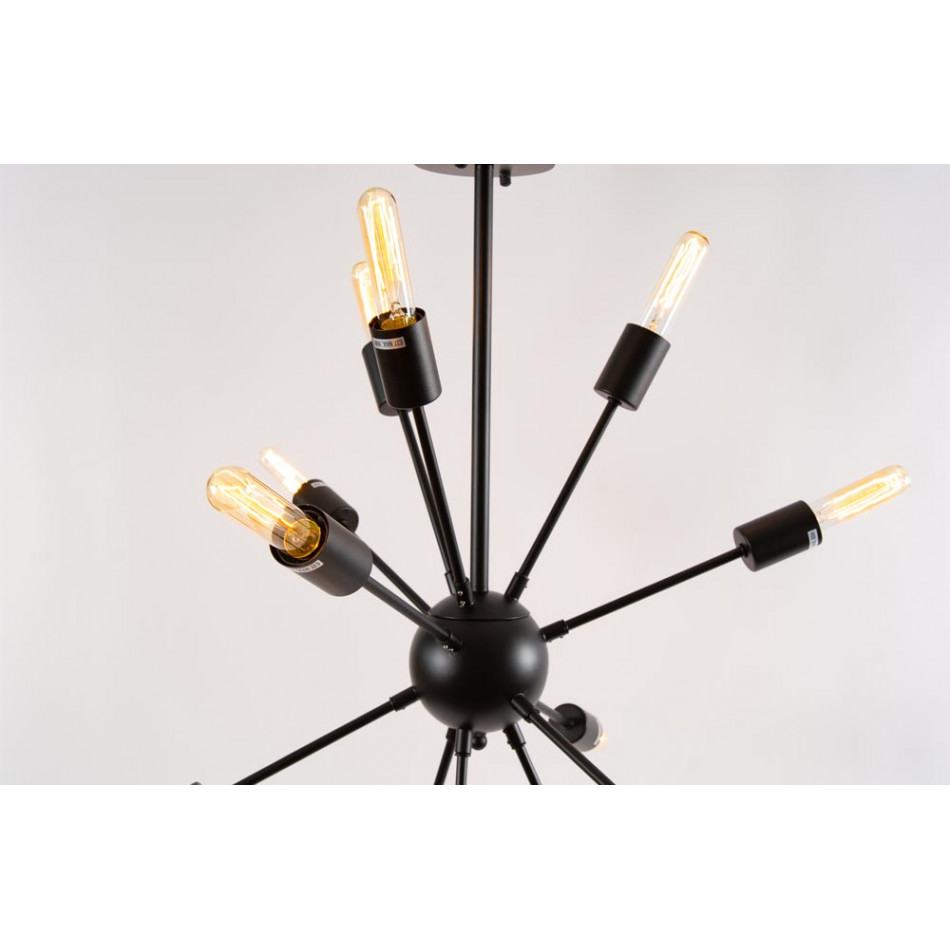 Pendant lamp Rita New, E27 12x60W, H75-125cm, Ø-55cm