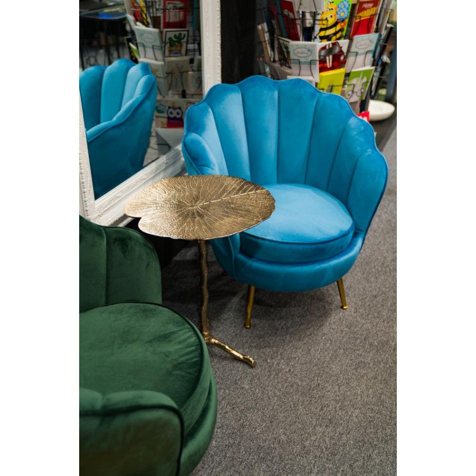 Декоративный столик Velards L, цвет античная латунь, H62x50см