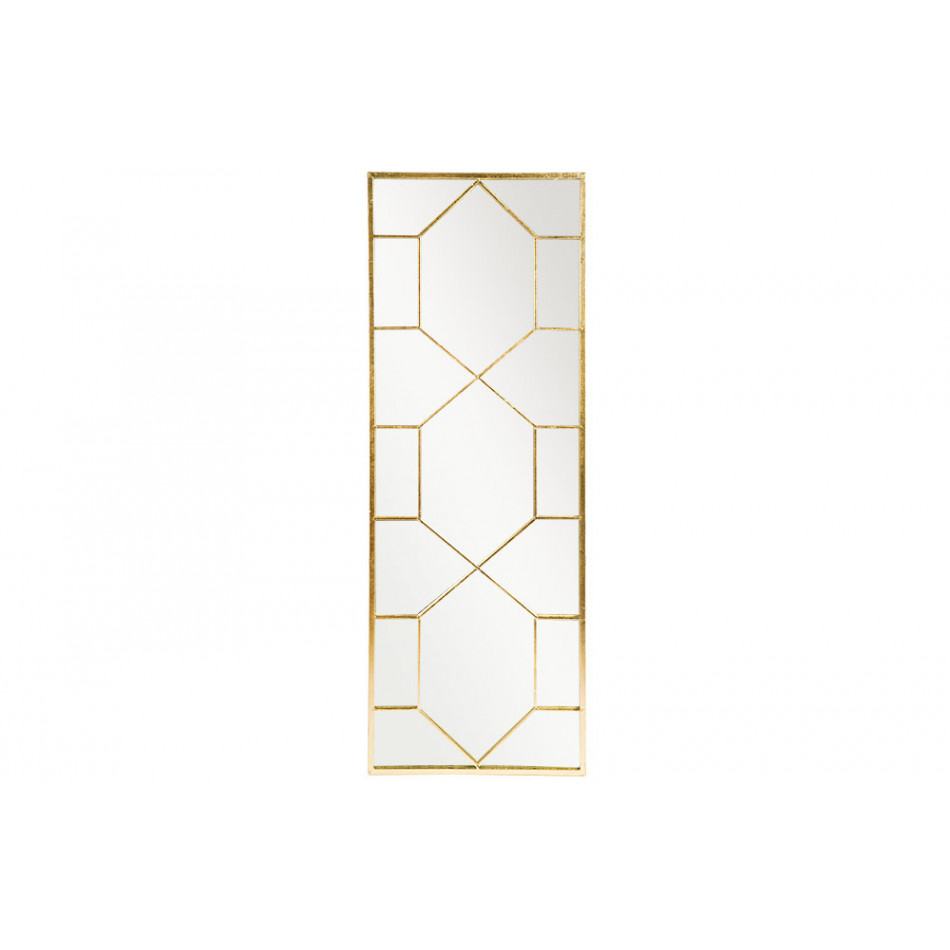 Seina peegel Bellver, kuldne, 50x3.5x138cm