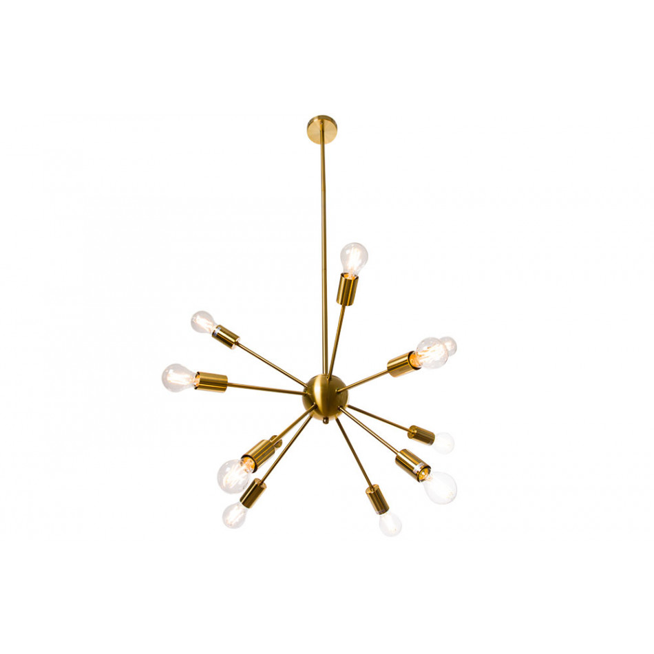 Laelamp  Resta, pronksvärv, E27 12x60W(max), D70cm H65-138cm