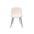 Dining chair Troja, cream colour, 58x46x88cm, seat height 47cm