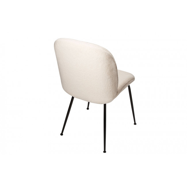 Dining chair Troja, cream colour, 58x46x88cm, seat height 47cm