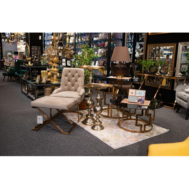 Kohvilaud Moro, klaas D90x44.5cm